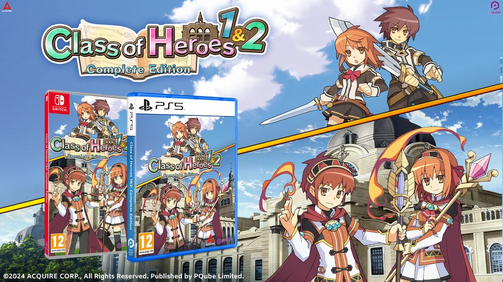 Class of Heroes 1 & 2 Complete Edition è ora disponibile Class of Heroes 1 & 2 Complete Edition è ora disponibile